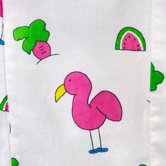 Mary Marshmallow White and Pink Notched Collar Mini Dress - Picture 4 of 9